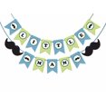 thumbnail image 1 of Inkdotpot Birthday Party DecorationsHappy Birthday Party GarlandBaby Boy Little ManPennant Banner Flag, 1 of 7