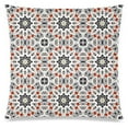 thumbnail image 1 of BSDHOME Housse de Coussin à Motif Anouk Blanc Simple avec Fermeture Éclair 20x20 Pouces, 1 of 1