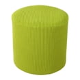 thumbnail image 2 of Ludlz Stool Cover Solid Color Dust-proof Elastic Binding Design Polyester Stretch Square/Round Footstool Protector Cover for Daily Use, 2 of 8