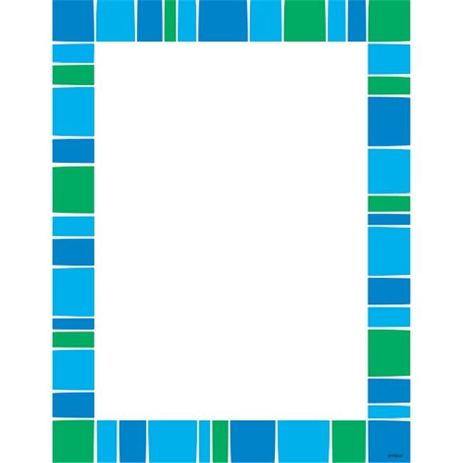 Trend Enterprises T-11427 Stripe-Tacular Cool Blue Terrific Trimmers