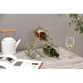 thumbnail image 6 of Jemeni Gold Wine Rack, Countertop Tapletop Geometric Wine Holder 6 Bottles, 6 of 6