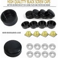 thumbnail image 4 of Anti Theft License Plate Screws, Anti Theft License Plate Frame Bolts Tamper Resistant Fasteners, Stainless Steel License Plate Screws, 1/4"(M6) Secu, 4 of 5
