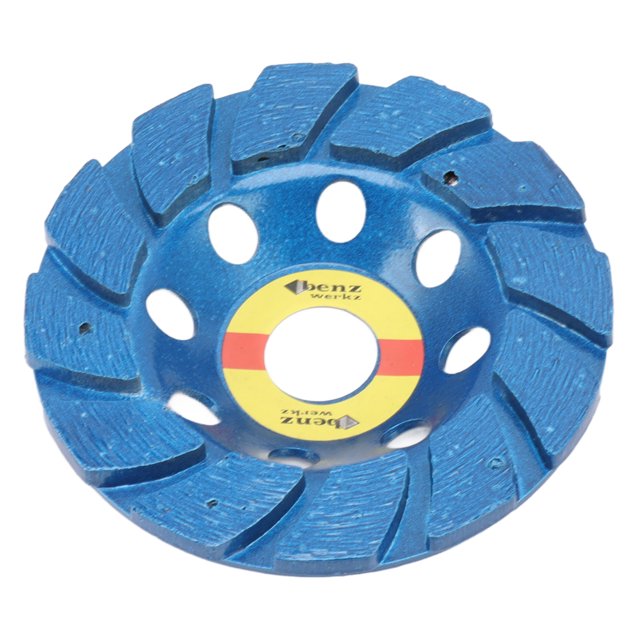 Concrete Grinding Wheel, Blue 4 Inch Multifunctional Large Grinding Teeth Grinding Disc For Stone For Deburring For Granite