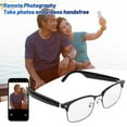 thumbnail image 3 of Lunettes, IPX4 Étanches Stéréo Double Haut-Parleurs Audio pour Randonnée Cyclisme en Plein Air, 3 of 7