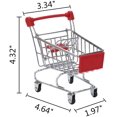 thumbnail image 2 of 3PCS Parrot Toys Mini Shopping Cart Training Rings Skateboard Stand Perch for Budgie Parakeet Cockatiel Conure Lovebird, 2 of 5