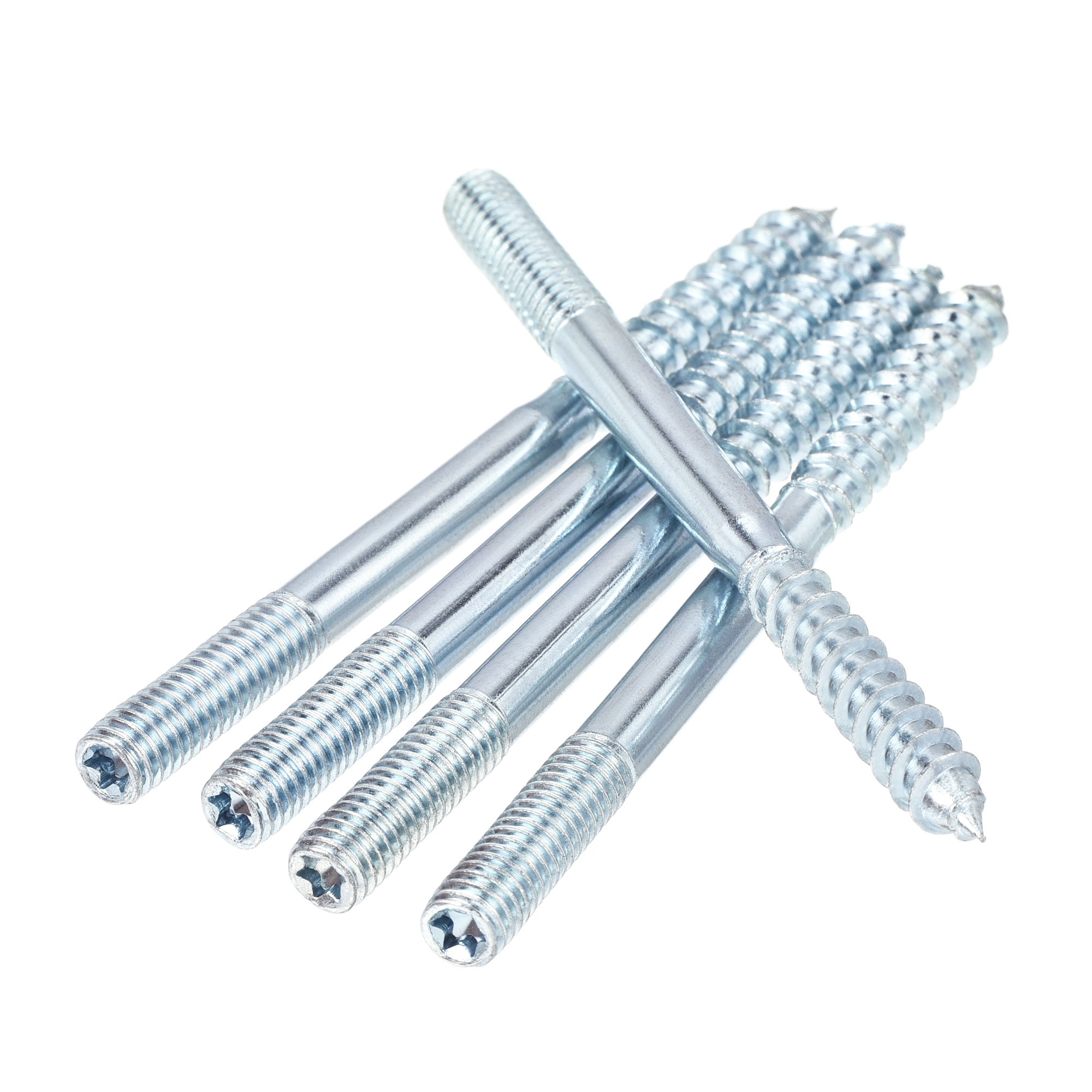 M6x18mm Hanger Bolts Carbon Steel Zinc Plated 40 Pack
