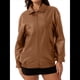 thumbnail image 2 of Chaquetas de Holgadas de Larga con Solapa para Mujer, Moda Otoño 2025, Ropa de Invierno. Camello M, 2 of 10