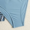 thumbnail image 5 of Zanarzt Little Girls 3 Piece Bikini Girls Bikini Swimsuit 3 Piece Tankini Suit Kids Cute Bathing Set with Cover Up Beach Skirt Swimear Light Blue,8-10 Years, 5 of 7