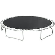 Upgraded 14FT Trampoline for Kids Teens Adults, Recreational Trampoline with Safety Enclosure Net, Basketball Hoop and Non-slip Ladder, Combo Bounce Outdoor Trampoline, Blue
