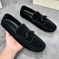 thumbnail image 4 of Mens Boat Leather Dress Shoes Driving Loafers Classic Slip on Walking Casual, 4 of 7