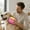 Pink, variant on Pet Hair Gloves For Pet Hair Removal, Reusable Pet Static Electricity Removal Gloves, Bidirectional Upgrade, Thickened, Pet Hair Cleaner, Household Use