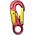 thumbnail image 3 of ProClimb Forged Aluminum Snaphook - Double Action Self Locking Gate, Captive Eye 27 kN - Red-Snaphook- Aluminum Snap Hook Hardware, 3 of 4