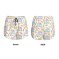 thumbnail image 6 of Uemuo Icecream Truck Pattern Women's Athletic Shorts High Waisted Running Shorts with Liner Pockets Gym Elastic Workout Shorts-Large, 6 of 9