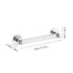 thumbnail image 3 of Toallero para ducha, ganchos de pared, accesorios de baño, zapatero sin agujero, marco de metal, 1 ml para almacenamiento en el baño.,Wsvlmg, 3 of 9