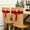 Red, variant on Holiday Decor Christmas New Christmas Bow Chair Decoration Ties Bow Stretch Floating Decorative Tape for Many Holiday Party Decorations Chair Cover Not Included, Wine