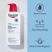 Eucerin Daily Hydration Lotion for Normal to Dry Skin, 16.9 fl oz