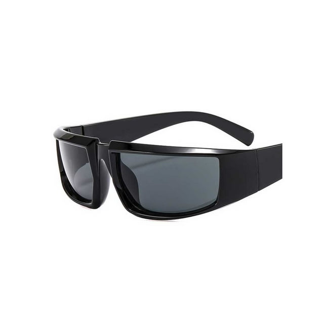 Sonducket Gafas de sol Cool Classic Tonos de moda Gafas oscuras simples Accesorios de vestir de lujo Ocio Casual Picnic Cadenas y cordones para anteojos Gris oscuro Sonducket AP017053-01