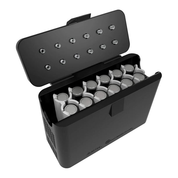 Cargador de baterías y estuche para baterías recargables AA East Brooklyn Labs RadCAD