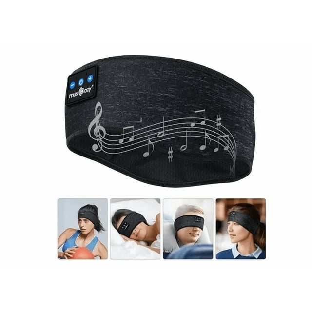 Auriculares Inalámbricos Diadema Bluetooth Deportiva Dormir Xtellar negro