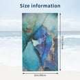 thumbnail image 4 of Marble Foil Water Color Large Beach Towel - Plush Thick Cotton Pool Towel, Adult Beach Towels, 4 of 17