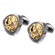 thumbnail image 1 of Gemelos de movimiento gemelos de reloj mecánico dorado gemelos de camisa de negocios movimiento móvil, 1 of 3