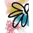 thumbnail image 2 of Baker, Bronwyn 19x24 White Modern Wood Framed Museum Art Print Titled - Pop Flower No. 2, 2 of 4