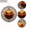 thumbnail image 6 of 10-Inch-Sided Metal Wind Chime Spooky Lantern with Mischievous Grin Bold Halloween Text, Battery-Powered OutdoorIndoor Decor for Halloween Parties, Trick-or-Treaters Haunted House Fans, Ha, 6 of 10