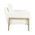 thumbnail image 5 of HomePop Modern Wood Frame Armchair, Cream Boucle, 5 of 10