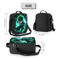 thumbnail image 2 of Anime Lunch Bag for Men, Insulated Thermal Lunch Box Tote with Shoulder Strap, Reusable Food Bag for Travel, 2 of 6