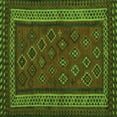 thumbnail image 1 of Ahgly Company Indoor Square Oriental Green Traditional Area Rugs, 5' Square, 1 of 1