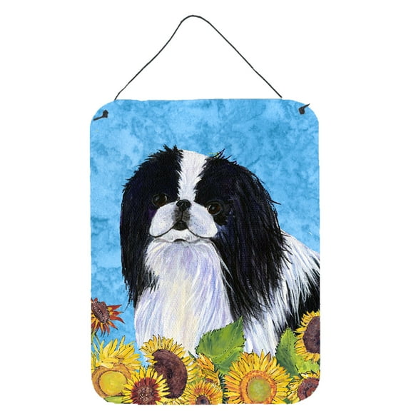 Carolines Treasures SS4236DS1216 Japanese Chin Aluminium Metal Wall or Door Hanging Prints, 16" x 12", Multicolor