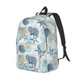 thumbnail image 2 of Balery Algae Corals and Seashells Vintage Canvas Backpack for Men and Women - Large Capacity, Durable Travel Laptop Bag for School, Work, Hiking, and Outdoor Activities, 2 of 7