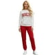 thumbnail image 1 of Set Mujer Sudadera Estampada y Pants Casual Cálido, 1 of 5