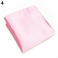 thumbnail image 5 of Eosunjian Men's Pocket Hanky Towel Plain Solid Color Wedding Party Square Handkerchief White, 5 of 10