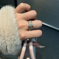 thumbnail image 5 of Sparkling 1.5 Carat Oval Cut Moissanite Wedding Bands for Women S925 Sterling Silver Lab Created Diamond Ring Anniversary Promise Fashion Luxury Suitable for Daily Wear Engagement Birthday, 5 of 7