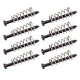 thumbnail image 2 of 8-Pack Black Iron Guitar/Bass Pickup Height Adjustment Screws with Spring - 2.5mm Thread Diameter, 26mm Length, Pointed Tip - Durable Replacement Hardware for Pickup Height Regulation, Suitable for, 2 of 4