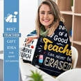 thumbnail image 6 of Teacher Gifts for Women Man, Teacher Appreciation Gifts, Gifts for Teacher from Student, Best Teacher Gifts for Teacher''s Day Christmas, Retirement, Teacher Throw Blanket Gifts 60"X50", 6 of 6