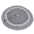 thumbnail image 4 of Christmas Tree Skirt, Perfect Decoration Christmas Tree Pad Reusable Wide Application  For Shopping Malls For Living Room For Squares Gray, 4 of 8