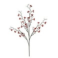 thumbnail image 5 of Artificial Holly Berry Stems with Red Berries Long Branches for Christmas Decorations Vase Fillers Holiday Centerpiece(Red), 5 of 6