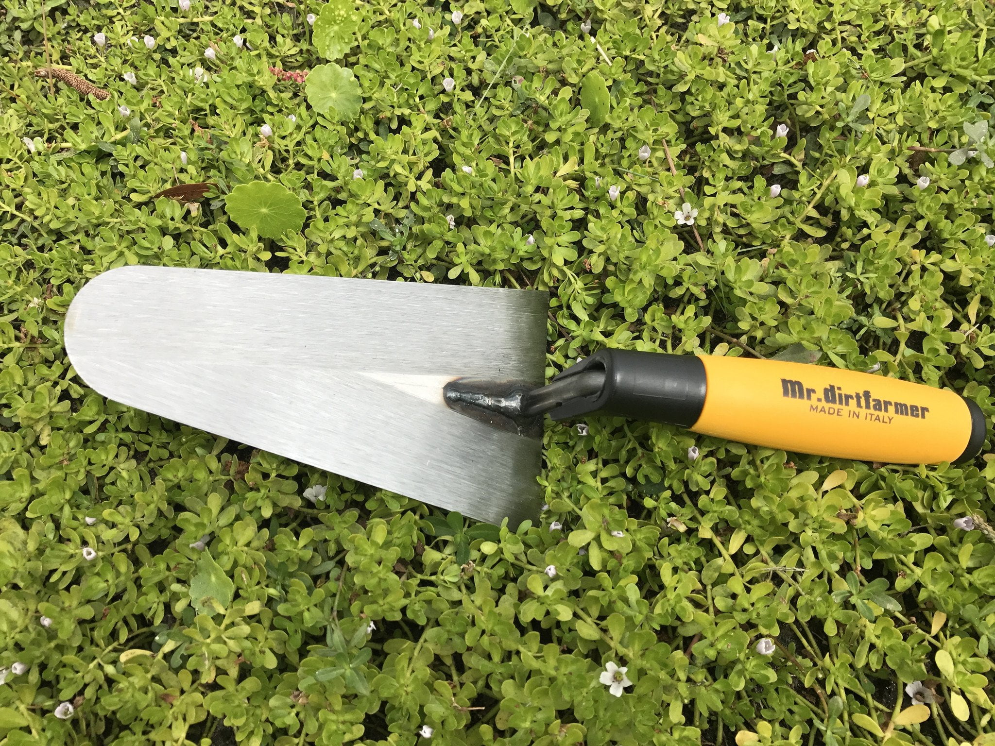 "The Italian" Carbon Steel Super Grip Garden Flat Trowel