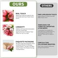 thumbnail image 3 of Artificial Tulip in Bulk for Home Kitchen Wedding Bridal Bouquet,Fake Flowers for Valentine's Day Mother's Day Easter Table Centerpieces Decorations(Large Size,Hot Pink,Real-Touch,10pcs), 3 of 5
