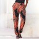 thumbnail image 1 of WILLBEST Pantalones Casuales para Mujer, Cómodos Pantalones Cortos con Cintura Elástica para Uso Diario, Estilo con Cordón Versátil para Primavera, Verano y Otoño. Chica, 1 of 3