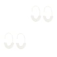 thumbnail image 2 of Aretes Qarigey 1 par estilo simple U estampado leopardo joyería geométrica moda Type2 NO2, 2 of 6