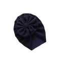 thumbnail image 2 of Seyurigaoka Baby Windproof Bowknot Hat, Newborn Infant Girls Solid Color Lovely Wrapped Head Hat, Simple Style Hat Cap, 2 of 8