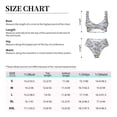thumbnail image 6 of Honeii Cute Sloth Print Women’s Bikini Set,Two Piece Swimsuit Bathing Suits,Stylish High Elasticity Swimwear for Beach and Pool, 6 of 7