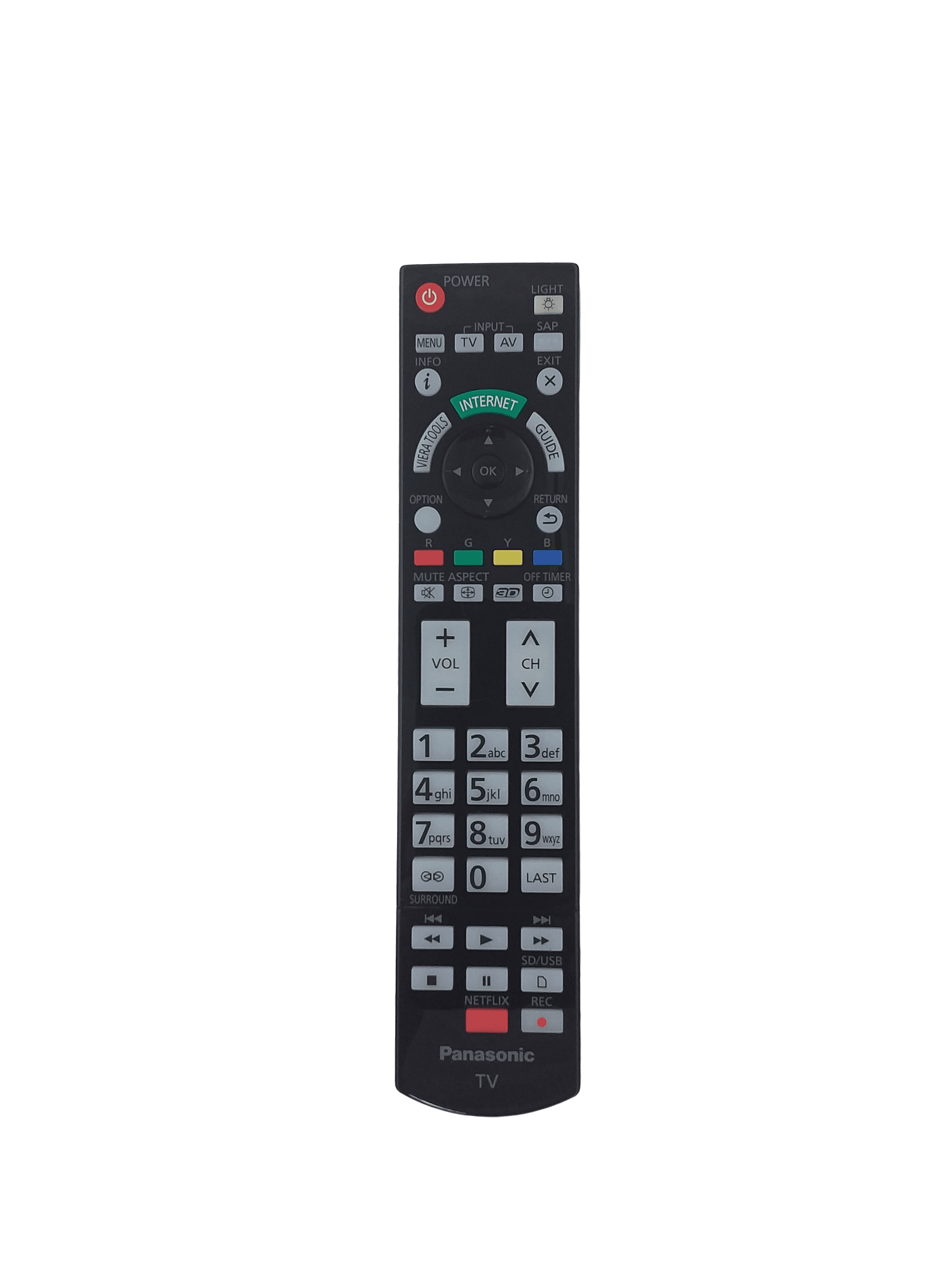 Original PANASONIC N2QAYB000774 TV Remote Control Television Walmart