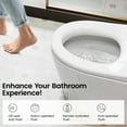 thumbnail image 3 of Smart Toilet with Bidet Built in, One Piece Tankless Bidet Toilet for Bathrooms, YA60 Bidet Toilet with Auto Flush, Kick Flush, Heated Seat, Warm Water and Dryer, Night Light, and Power Outage Flush, 3 of 11