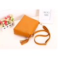 thumbnail image 4 of Bolso de la mujer Bolso de la borla de la cadena de la manera del verano bolso bolso del mensajero del bolso del bolso de hombro amarillo Amarillo Magideal Bolso de la mujer, 4 of 7