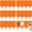 Orange, variant on 200 Pieces Plastic Tags Waterproof Plastic Seal Shipping Tags Logistics Use Big Sign Tie Large Label Tie 250 mm Total Length(Multicolor,3.1 x 3.94 Inches)