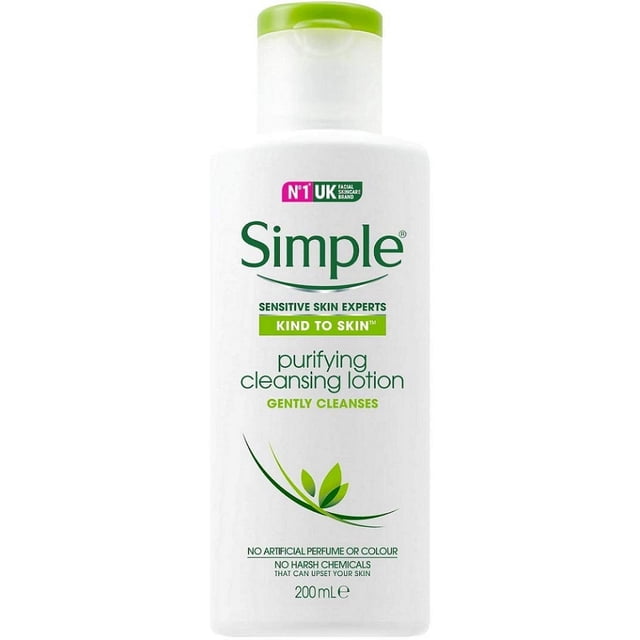 Loción limpiadora purificante Simple Kind to Skin 200 ml (6,7 onzas)